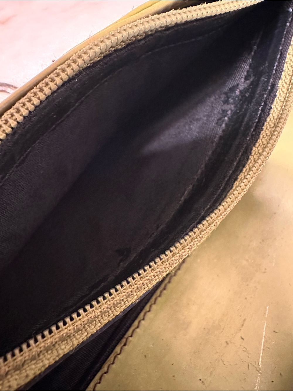 Salvatore Ferragamo Olive Green Patent Wallet- Rehab me! - Picture 7 of 8